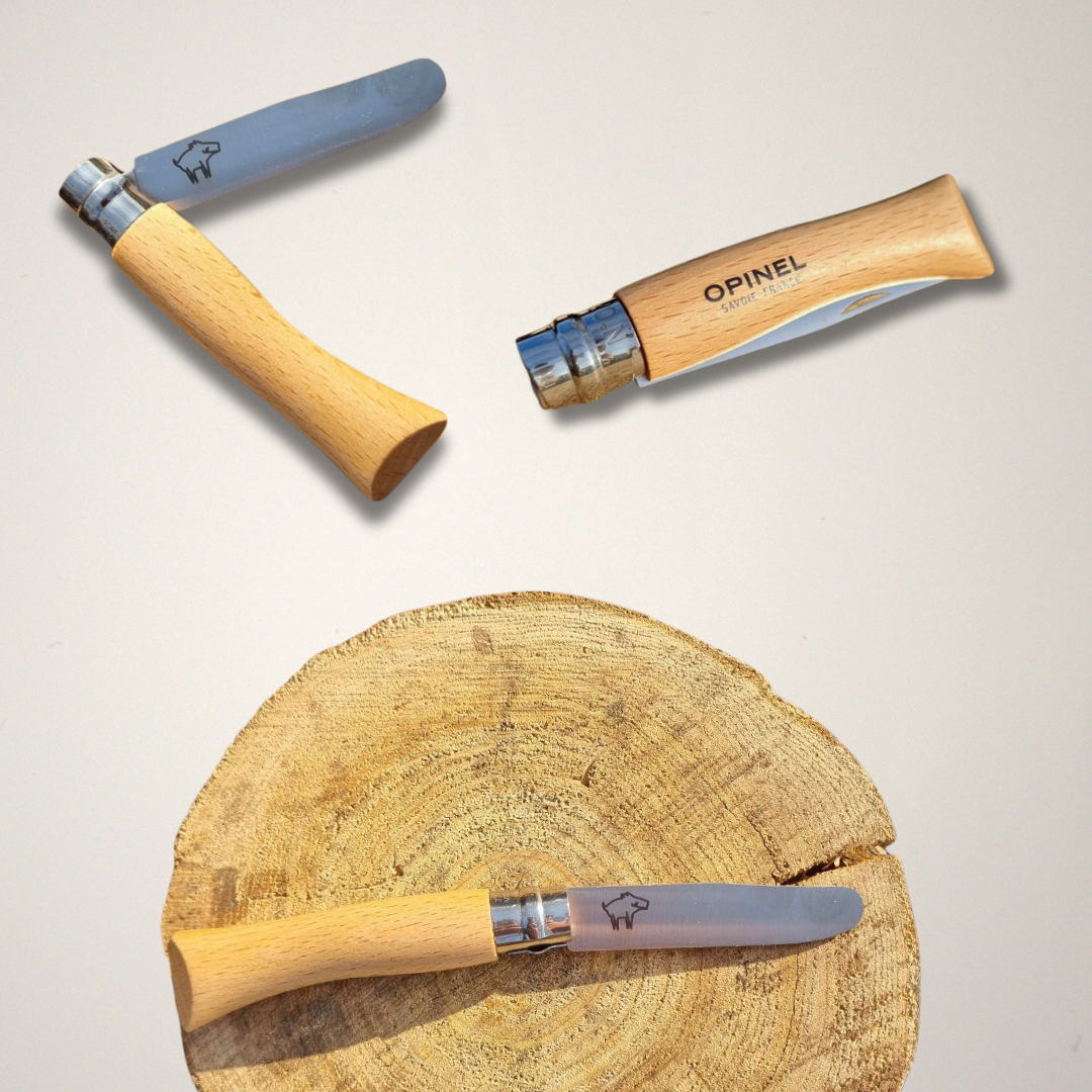 Opinel N°7 Junior – Punta arrotondata con cinghiale inciso al laser