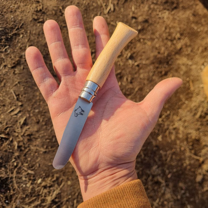 Opinel N°7 Junior – Punta arrotondata con cinghiale inciso al laser