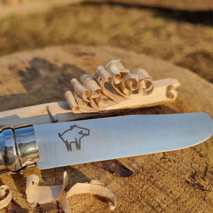 Opinel N°7 Junior – Punta arrotondata con cinghiale inciso al laser