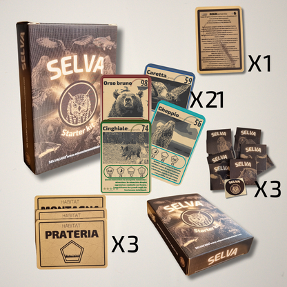 Starter Kit - Selva Cards - 25 carte